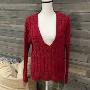 Express cable knit sweater